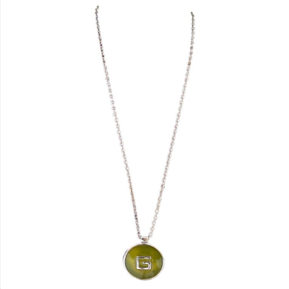 Givenchy Vintage Monogram Logo Necklace